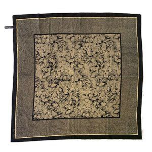 Ellen Tracy 100% Silk Square Scarf Wrap